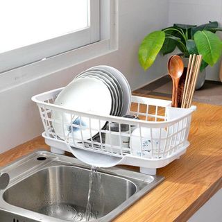 RỔ ÚP CHÉN DĨA CÓ KHAY ĐỰNG NƯỚC (T20)