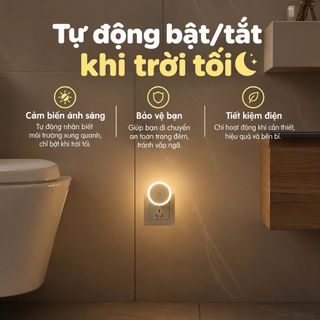 Đèn Ngủ LED Cảm Ứng Tự Động Bật Tắt Thông Minh