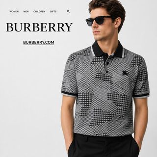 POLO NAM. Chất cotton gai dệt kim họa tiết.