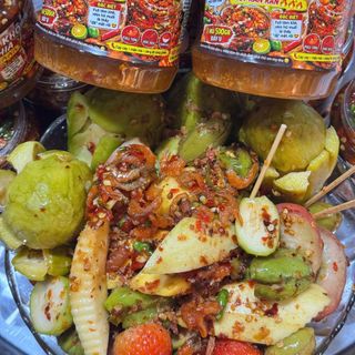 MUỐI ỚT TÔM KHÔ CAMPUCHIA 500G – MẶN NGỌT CAY THƠM, CHẤM TRÁI CÂY CỰC HỢP