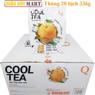 Trà Cam hòa tan Cool Tea Trần Quang bịch 336g (24 gói nhỏ 14g) (Đã gồm phí Ship)