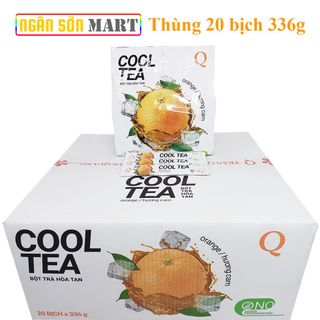 Trà Cam hòa tan Cool Tea Trần Quang bịch 336g (24 gói nhỏ 14g) (Đã gồm phí Ship)
