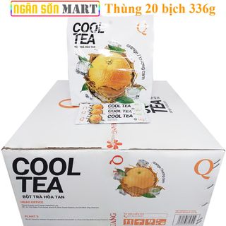 Trà Cam hòa tan Cool Tea Trần Quang bịch 336g (24 gói nhỏ 14g) (Đã gồm phí Ship)