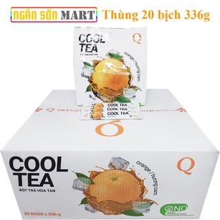 Trà Cam hòa tan Cool Tea Trần Quang bịch 336g (24 gói nhỏ 14g) (Đã gồm phí Ship)