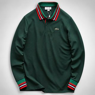 Polo Tay Dài Nam. Chất cotton gai  4 chiều  dày dặn.