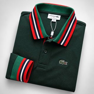 Polo Tay Dài Nam. Chất cotton gai  4 chiều  dày dặn.