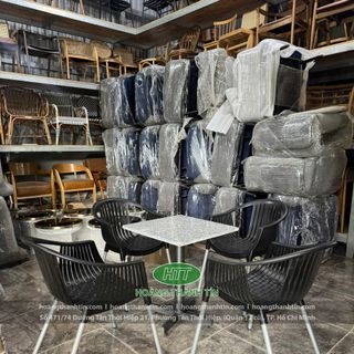 ghế nhựa cafe thanh lý giá rẻ ghế nhựa bành