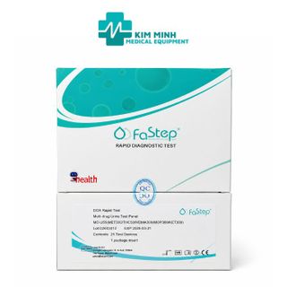 Hộp que thử ma tuý 5 chân Fastep giá sỉ xuất hoá đơn HCM, HN