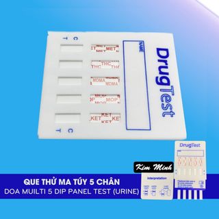 Hộp que thử ma tuý 5 chân Fastep giá sỉ xuất hoá đơn HCM, HN