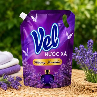 NƯỚC XẢ VẢI VEL HƯƠNG NƯỚC HOA/LAVENDER 3.6KG