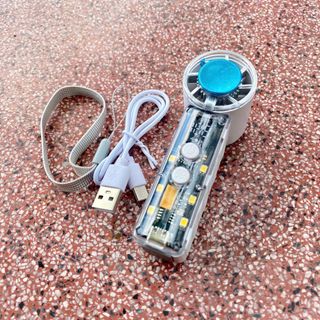 QUẠT TÍCH ĐIỆN MINI CẦM TAY SÒ LẠNH MÀN HÌNH LED