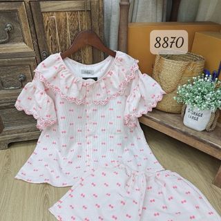 BỘ ĐÙI ĐŨI BÈO VIỀN THÊU CELINA (8870)