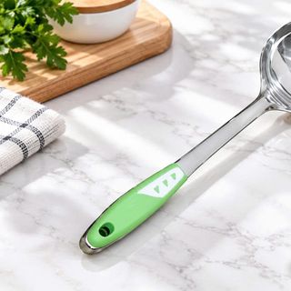 VÁ MÚC CANH INOX CÁN NHỰA XANH (T200)