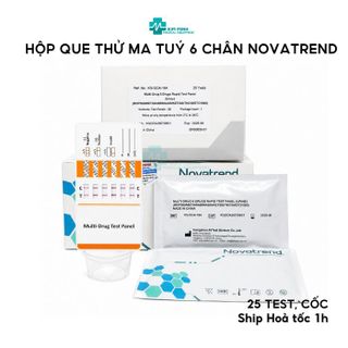 Hộp que thử ma tuý 6 chân Novatrend có phát hiện etomidate xuất hoá đơn, giá sỉ