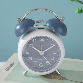 Đồng hồ báo thức hình tròn để bàn 4inch phối màu