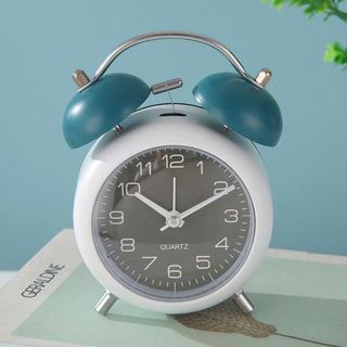 Đồng hồ báo thức hình tròn để bàn 4inch phối màu