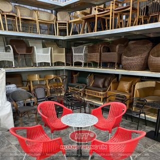 ghế nhựa cafe thanh lý giá rẻ hàng mới ghế nhựa màu đỏ