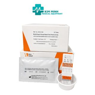 Hộp 25 Que Thử Ma Túy 6 Chân Alltest Có Etomidate (Xuất VAT)