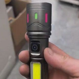 ĐÈN PIN SẠC USB ĐA NĂNG KÈM HỘP ĐÈN LED + COB (T50)