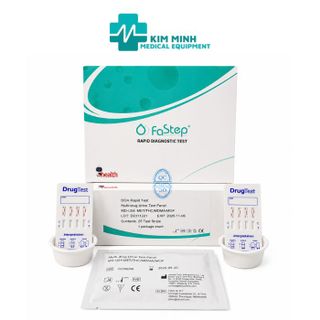Hộp 25 que thử ma tuý 4 chân (MET/THC/MDMA/MOP) Fastep giá sỉ xuất hoá đơn
