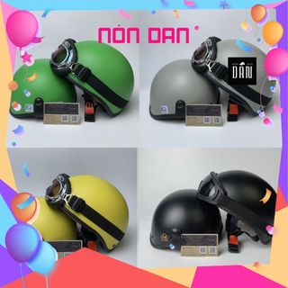 Nón Bảo Hiểm DAN GROUP [Tặng Lưỡi Trai] Mũ Bảo Hiểm Nửa Đầu Ép Nhiệt Viền Lưới-Nón Phi Công Cao Cấp BAO ĐẬP BAO TEST Thời Trang - An Toàn - Giá Tốt