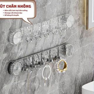 THANH MÓC TREO QUẦN ÁO NHÀ TẮM HÚT CHÂN KHÔNG (T100)