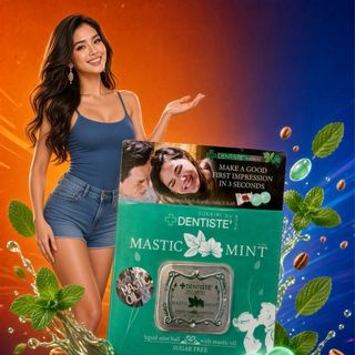 🌿 VIÊN NGẬM THƠM MIỆNG DENTISTE' MASTIC MINT (HÀNG CHÍNH HÃNG) 🌿