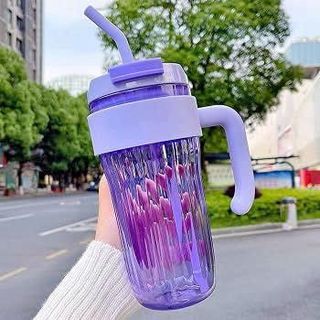 BÌNH ĐỰNG NƯỚC SIMPLE 920ml KÈM ỐNG HÚT (T50)