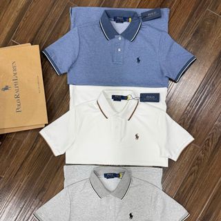 POLO Tay Ngắn Nam. Chất cotton gai dệt kim cao cấp.