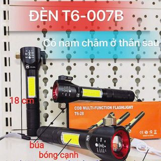 ĐÈN PIN KHẨN CẤP POLICE ĐA NĂNG T6-28 (T50)