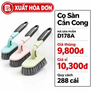 Bàn Chải Cọ Rửa Đa Năng Lông Cứng Tay Cầm Chắc Chắn - Bàn Chải Chà Sàn Chùi Toilet, Nhà Bếp Giày Dép