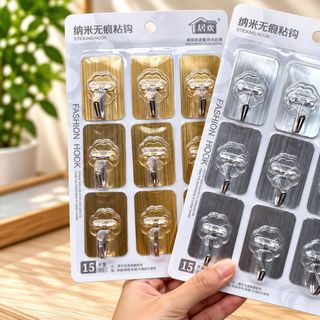 VỈ 9 MÓC DÁN TƯỜNG SIÊU DÍNH (T180)