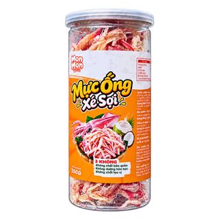 Thịt sấy vị Gà, Heo, Bò, Mực Cán, Mực Hấp nước dừa