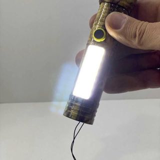 ĐÈN PIN SẠC USB ZOOM SIÊU SÁNG 6 CHẾ ĐỘ RẰN RI