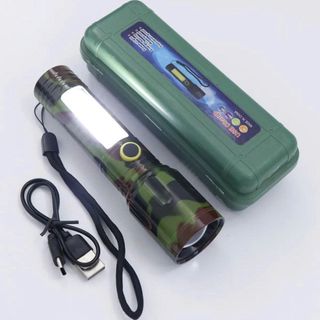 ĐÈN PIN SẠC USB ZOOM SIÊU SÁNG 6 CHẾ ĐỘ RẰN RI