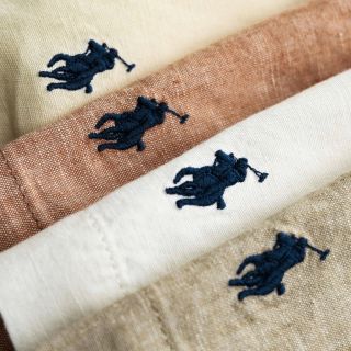 short  linen polo nam, chất linen.