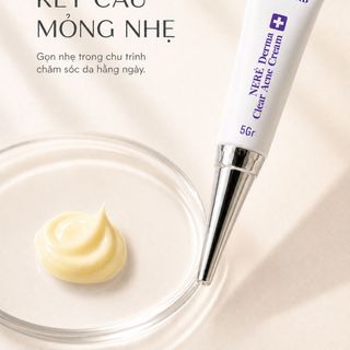 Kem Mụn Neré Derma Clear Acne Cream 5g Hỗ Trợ Giảm Mụn Làm Dịu Da Cho Da Mụn