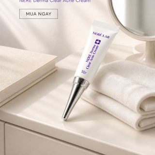 Kem Mụn Neré Derma Clear Acne Cream 5g Hỗ Trợ Giảm Mụn Làm Dịu Da Cho Da Mụn