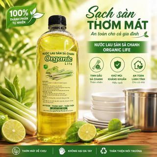 Tinh dầu sả chanh lau sàn chai 1 Lít loại 1 nhiều tinh dầu