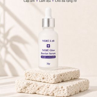 Serum Neré Glow Barrier Vitamin C Niacinamide Ceramide Hỗ Trợ Dưỡng Sáng Cấp Ẩm Phục Hồi Hàng Rào Da 30ml