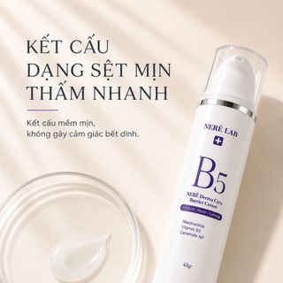 Kem Dưỡng Neré Derma Cera Barrier Cream B5 40g Hỗ Trợ Cấp Ẩm Làm Dịu Phục Hồi Hàng Rào Da