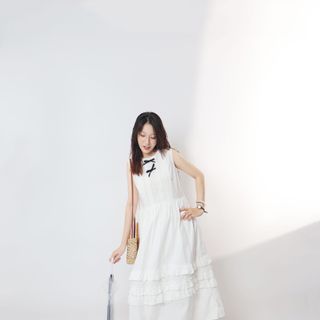 Impéris Fashion | Đầm Trằng Tiểu Thư Freesize