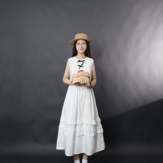 Impéris Fashion | Đầm Trằng Tiểu Thư Freesize