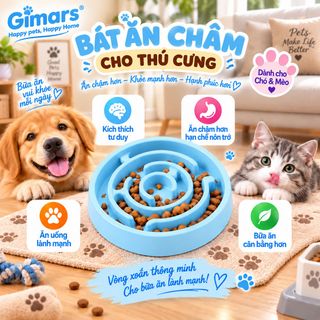 Bát ăn chậm cho thú cưng chó mèo P-BAC01
