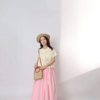 Impéris Fashion | Chân Váy Hồng Xòe Freesize