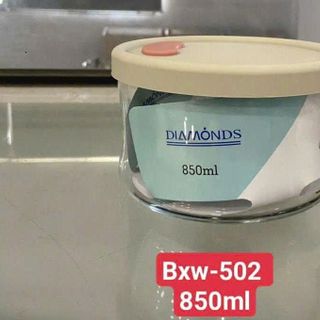 HŨ THỦY TINH 850ML CÓ NẮP ĐẬY DIAMONDS BXW-502 (T36)