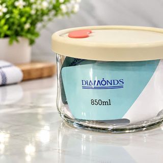 HŨ THỦY TINH 850ML CÓ NẮP ĐẬY DIAMONDS BXW-502 (T36)