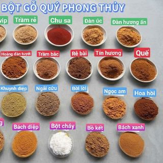 Bột gỗ quý phong thủy sỉ giá tại xưởng
