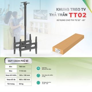 Khung Treo Tivi Thả Trần 32inch đến 65inch - TT02