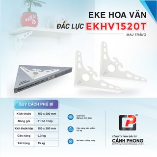 Giá Hoa Văn Để Kệ, Eke Chữ L Kích Thước 15x20cm (Bộ 2 Chiếc)
